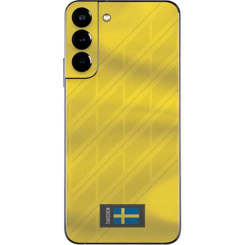 Sweden Soccer Flag Galaxy S22 Plus Skin